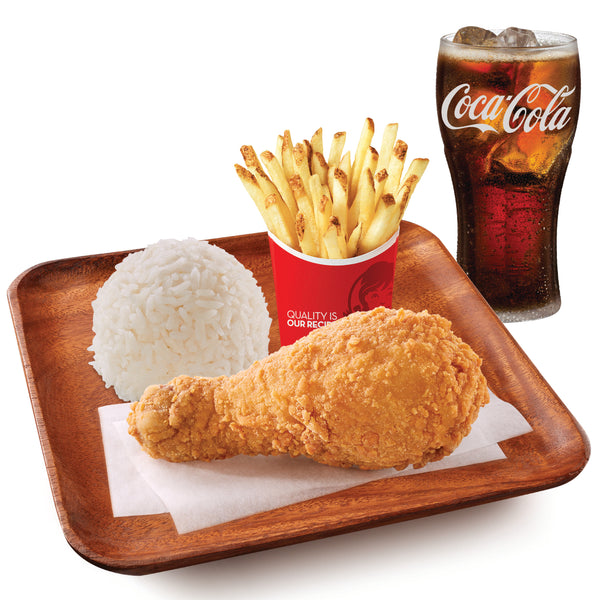 1-pc Fried Chicken W/ Fries (combo)