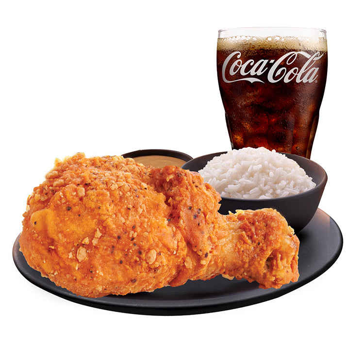 1pc Spicy Fried Chicken With Rice Wendy's Philippines
