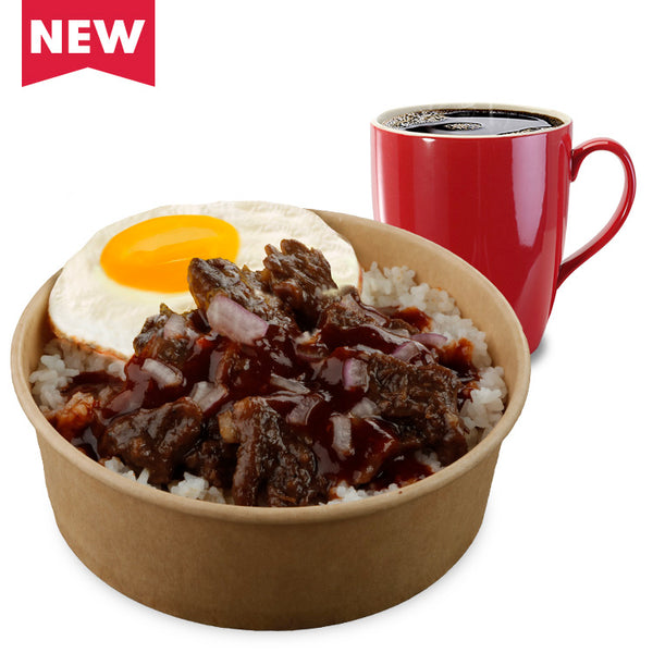 Honey Bbq Tapa Breakfast Bowl Combo (Available at 12MN to 11AM only.)