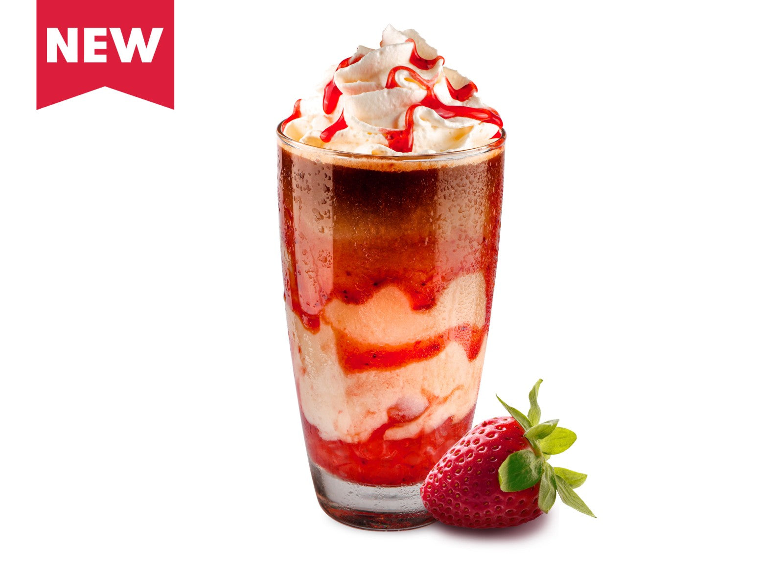 Strawberry and Cream Frappe Wendy's Philippines