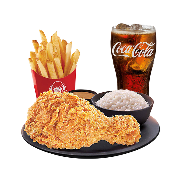 1-pc Fried Chicken W/ Fries (combo)