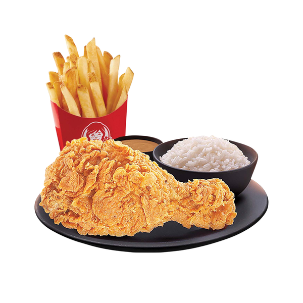 1 PC FRIED CHICKEN W/ FRIES (ALA CARTE)