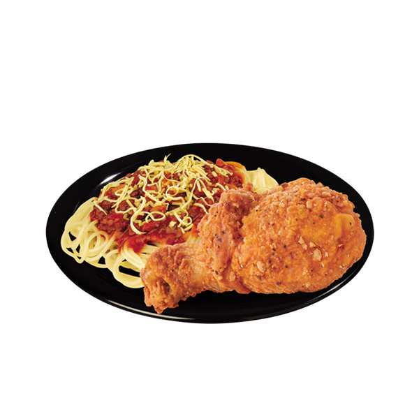 1 PC SPICY FRIED CHICKEN WITH SPAGHETTI (ALA CARTE)