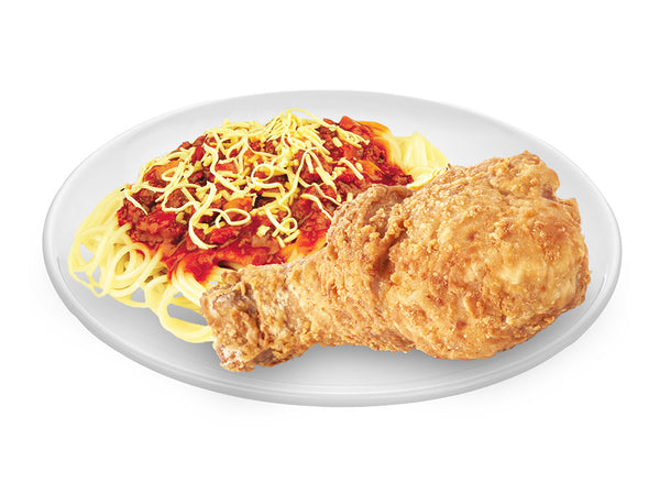 1 PC FRIED CHICKEN WITH SPAGHETTI (ALA CARTE)