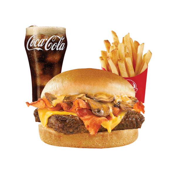 Big Bacon Mushroom Melt (combo)