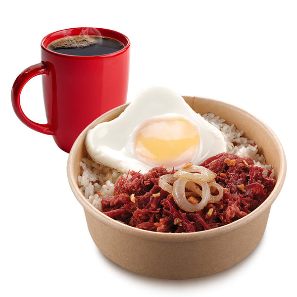 Corned Beef Rice Bowl Combo (Available at 5AM TO 11AM only)