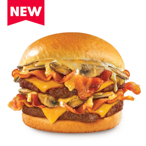 Double Double Bacon Mushroom Melt (Solo)