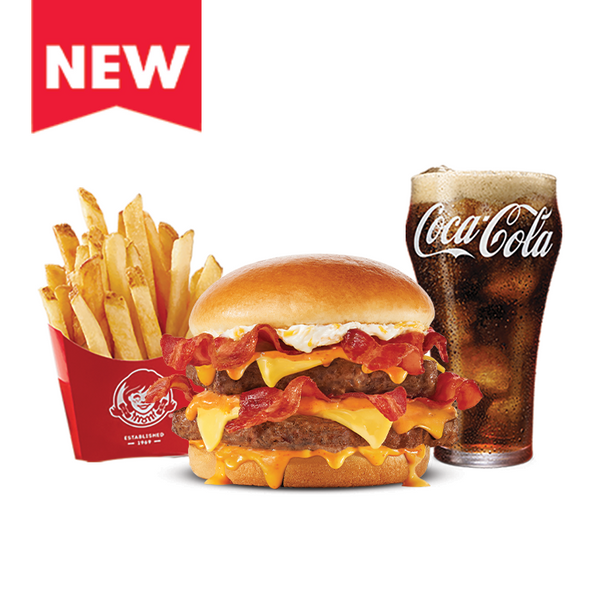 Extreme Cheese Baconator Double (Combo)