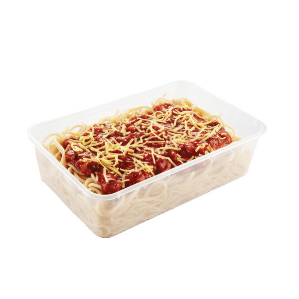 Beefy Spaghetti Platter