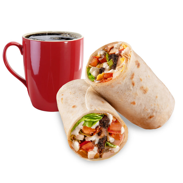 Beef Tapa Breakfast Wrap Combo (Available at 5AM TO 11AM only)